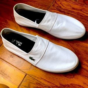 Lacoste Mens Marice Slipon Canvas Shoes .Limited Edition!!!